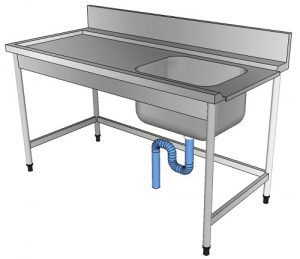 bàn chậu rửa inox