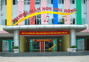 trường mầm non hoa hồng