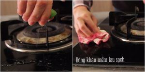cách vệ sinh bếp Á ba họng