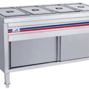 bàn giữ nóng thức ăn có cửa lùa