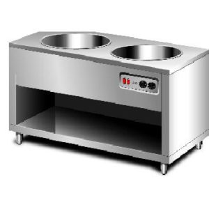 Giữ nóng thức ăn 2 nồi dạng quầy