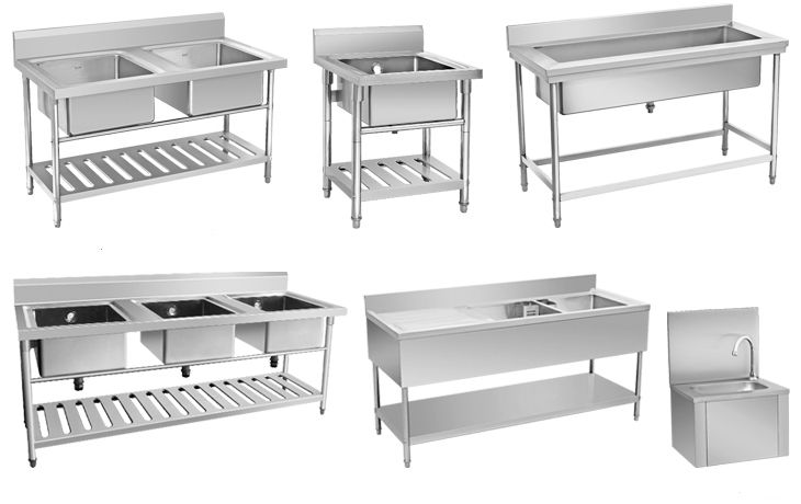 bàn chậu rửa inox
