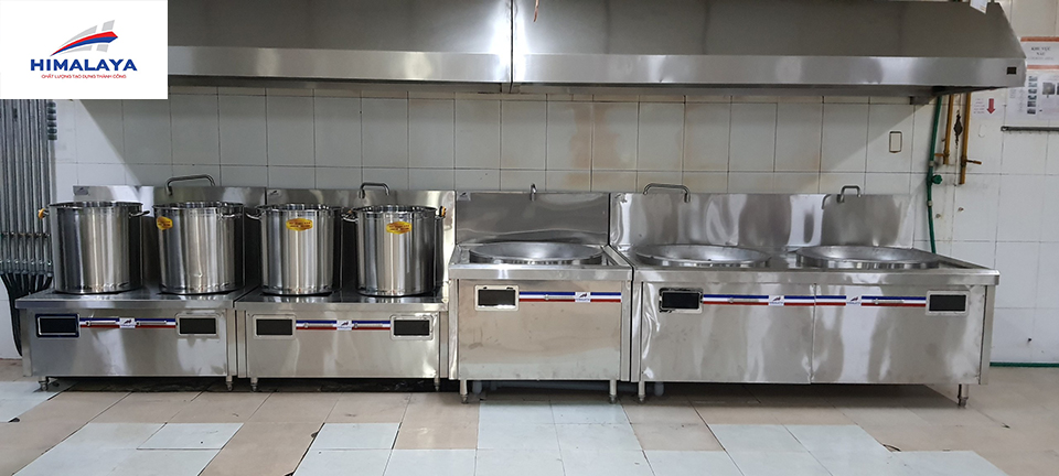Bếp từ hầm công nghiệp mặt phẳng