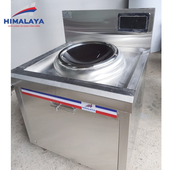 Bếp từ công nghiệp đơn mặt lõm Inox Himalaya