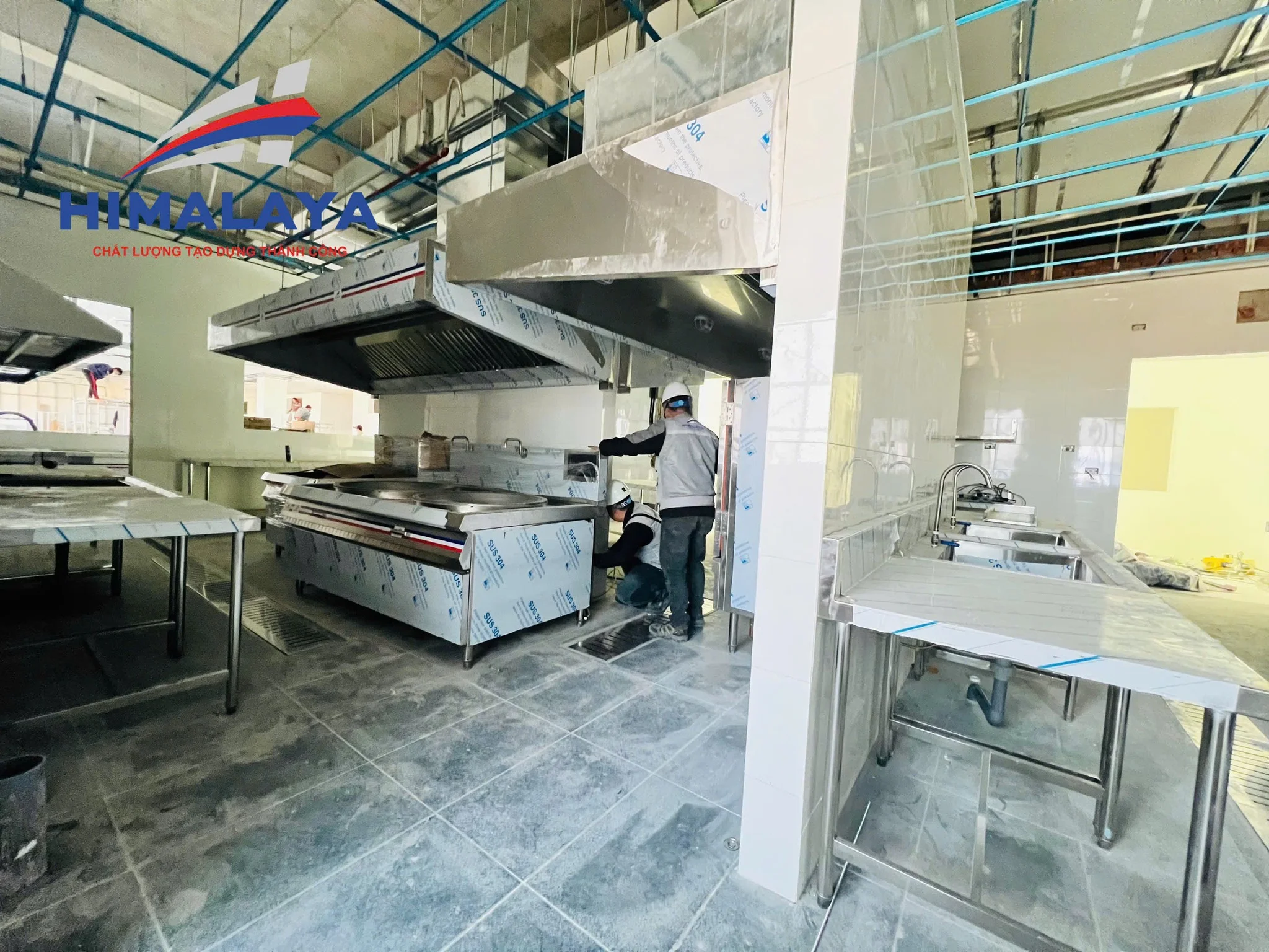 Dự án bếp ăn công ty Shenyan Hà Nam