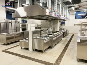Dự án thiết kế, sản xuất và lắp đặt hệ thống bếp ăn công nghiệp cho nhà máy Hengwei tại Hải Phòng